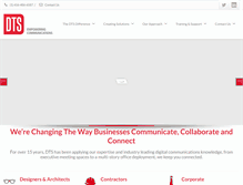 Tablet Screenshot of dtsinc.ca